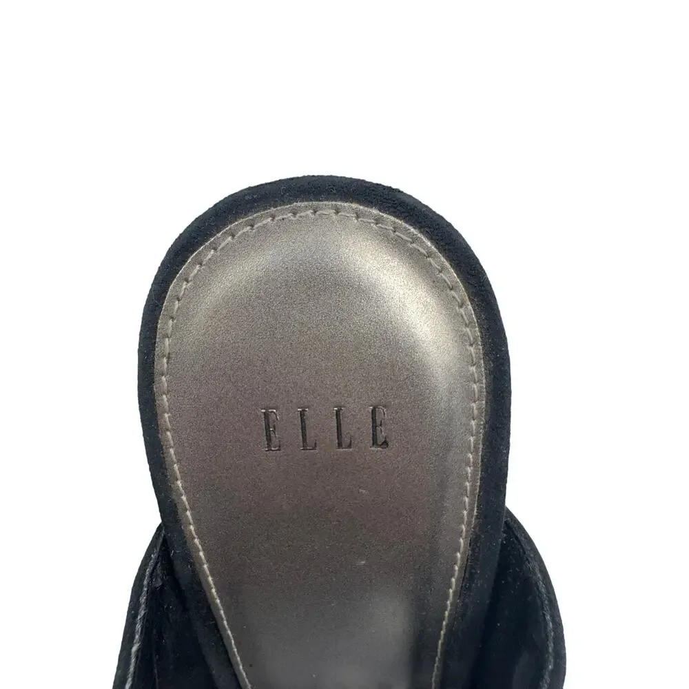 Elle Boho Sexy Hippie Femme Fatale Chain Detail Clog Heels Women's Size 9